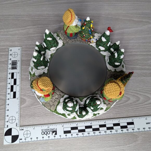 The White Barn Candle Co Christmas Trees w/Santa Jar Candle Holder - Picture 6 of 10